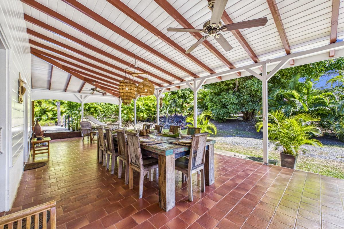 17.Location villa piscine Grande Anse 200m Deshaies Guadeloupe